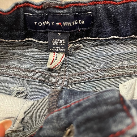 Tommy Hilfiger Blue Denim Jeans boys size 7 - Picture 4 of 5